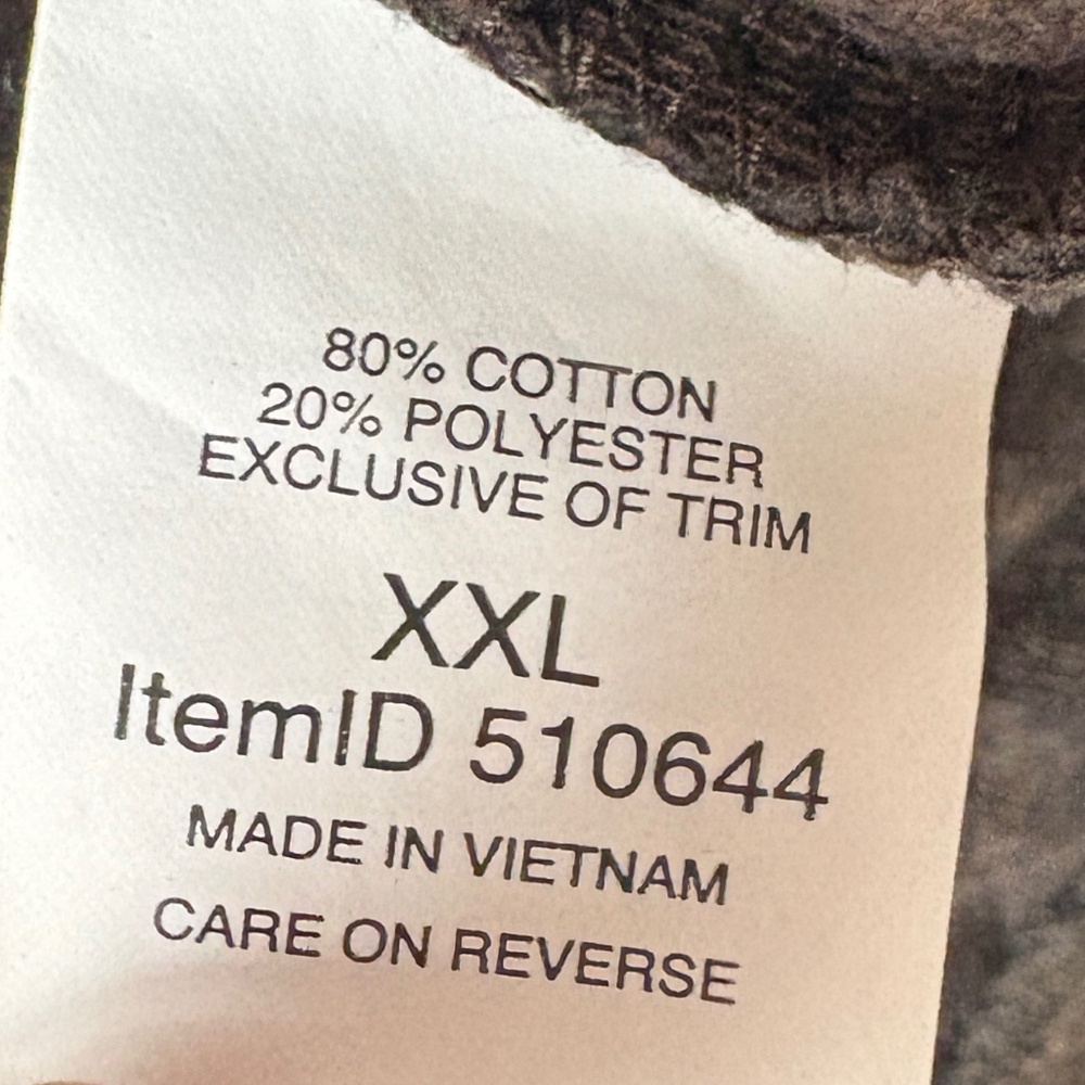 L.L.Bean Quilted Sweatshirt Crewneck Brown Men’s XXL Reg Traditional Fit - Picture 11 of 12